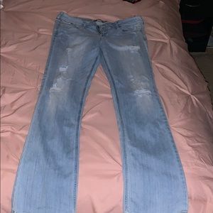 Hollister light wash Bootcut Jeans